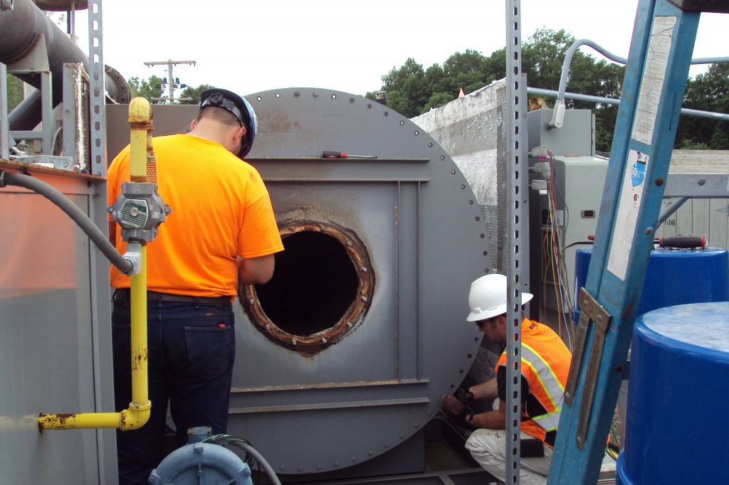 Repairs completed to the oxidizer in late August.